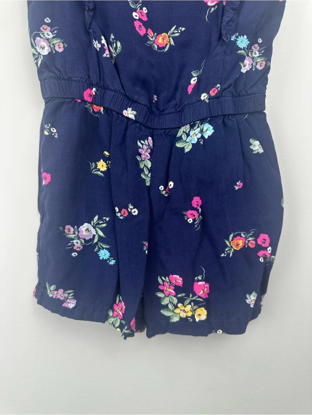 OshKosh B'gosh Floral Ruffle Sleeve Romper 4T
